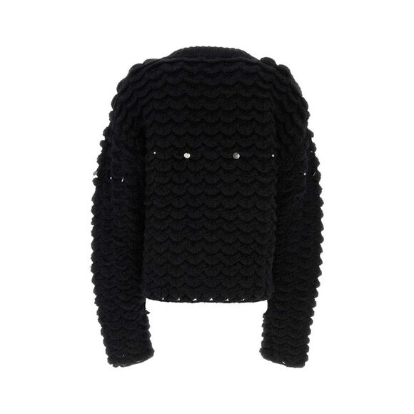 Namacheko Men Black Wool Blend Sweater - Picture 2 of 2